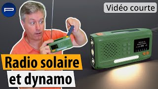 Radio solaire et dynamo FMDAB SOL1550 avec fonction bluetooth 50 Infactory PEARLTVFR [upl. by Lirba729]