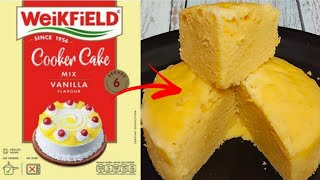 weikfield cooker Cake Mix  Weikfield Vanilla Cooker Cake  Weikfield Vanilla Cake Recipe [upl. by Ramedlav]