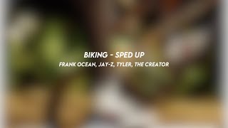 biking frank ocean JAYZ tyler the creator sped up [upl. by Katey]