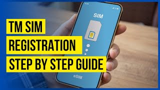 TM SIM Registration 2024  Step by Step Guide [upl. by Annoya476]