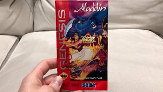 Disneys Aladdin  Classic Video Game Manual Sega Genesis  1993 [upl. by Kauslick]