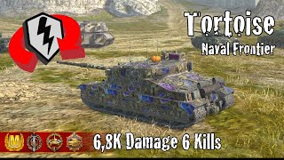 Tortoise  68K Damage 6 Kills  WoT Blitz Replays [upl. by Ayyn]