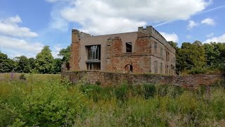 Astley Castle Nuneaton 16th Century Moated Manor House 2022 [upl. by Idelia]