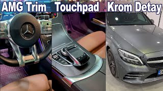 C200 4Matic TouchPad RetroFit  AMG Direksiyon Trim  Kablosuz CarPlay  Krom Detaylar [upl. by Anilatak]