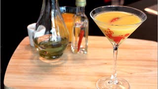 Thai Mango Martini Recipes  Hot Thai Kitchen [upl. by Adigun]