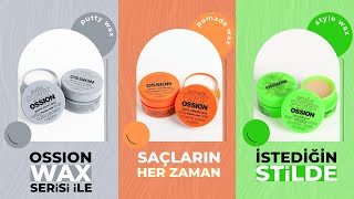 Morfose Ossion Wax Serisi ile Saçlarını Şekillendirmenin Zamanı 😎  Morfose Cosmetics [upl. by Dranek446]