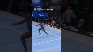 Remember Simone is over a foot shorter too🤯 gymnastics ronaldo simonebiles jump [upl. by Naltiac]