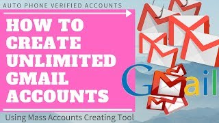 Gmail Accounts Creator Bot  Auto Phone Verified Accounts [upl. by Danyluk]