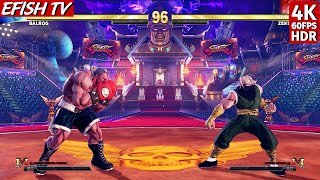 Balrog vs Zeku Hardest AI  Street Fighter V [upl. by Isidor]