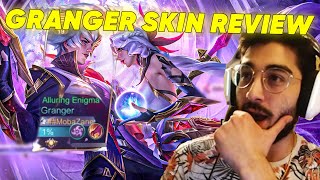 Best Granger Skin  Alluring Enigma Skin Review  Mobile Legends [upl. by Paschasia]