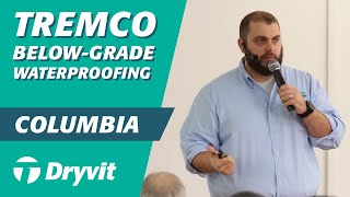 Tremco Below Grade Waterproofing Colombia Training 311 [upl. by Brietta]