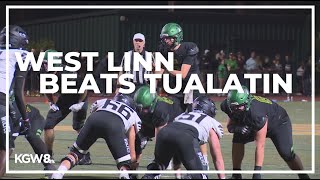 West Linn shuts down Tualatin in Thursday matchup  Friday Night Football [upl. by Tigirb367]