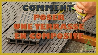 Comment poser une terrasse en composite [upl. by Anaitak368]