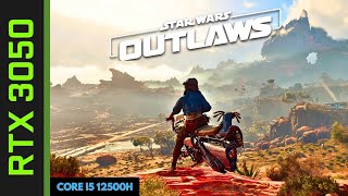 Star Wars Outlaws Best Settings  RTX 3050 Laptop  I5 12500H  16 GB Ram [upl. by Ertnom202]