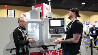 TRAK TMC5 at WESTEC 2023  TRAK Machine Tools [upl. by Tavish613]