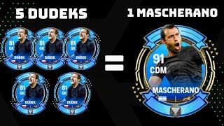 HOW TO GET MASCHERANO BY USING DUDEK  FCMOBILE [upl. by Rfinnej]