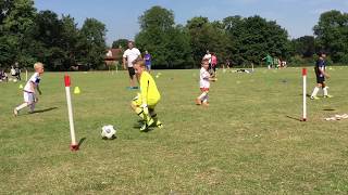 7 Year Old Goalkeeper Saves [upl. by Acalia414]