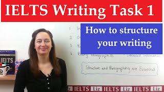 IELTS Writing Task 1 How to organise your writing [upl. by Chadabe]