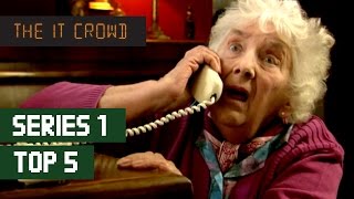 TOP 5 The IT Crowd Best Moments  Series 1 [upl. by Alimhaj]