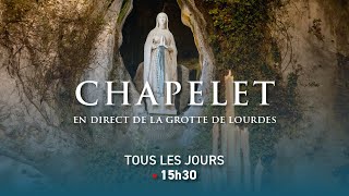 Le Chapelet depuis la Grotte de Lourdes  19092024 [upl. by Mehala]