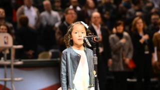 Liamani Singing the National Anthem for Bucks 2nd [upl. by Hobart]