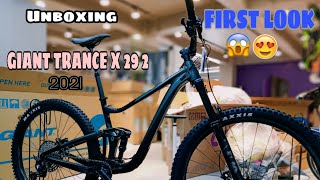 UNBOXING amp ASSEMBLING  NEW 2021 GIANT TRANCE X 29 2 [upl. by Hgierb]