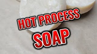 My first attempt at hot process soap using 3 oils that you can find at any grocery store [upl. by Barayon936]