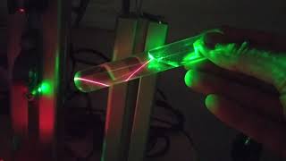 Laser induced fluorescence experiment [upl. by Bonne]