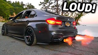 BEST SOUNDING BMW F80 M3 EXHAUST EVER  Flame Tune [upl. by Indys]