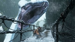 Sekiro Great Serpent Boss Fight Worlds First [upl. by Airuam]