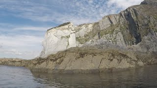 Paddle Boarding around Burgh Island at BigburyonSea Devon [upl. by Bullen]