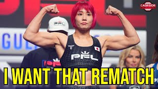 Kana Watanabe Wants A Rematch With Liz Carmouche  PFL Regular Season [upl. by Lardner262]