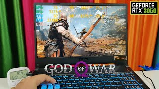 God of War PC  RTX 3050  DLSS  Asus Tuf A15 🙂🙂 [upl. by Danae]