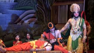 Lakshman  Meghnad Yudh RamLila Day 10 Part 1 2016 [upl. by Haggar]