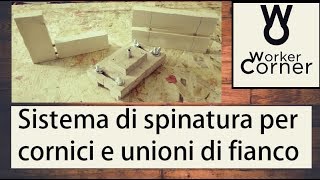 Sistema di spinatura per cornici e unioni di fianco [upl. by Attena211]