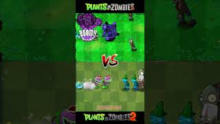 Pvz Vs Pvz 2  Doom Shroom vs Melon Pult Chomper Plant Team vs Team Gargantuar Zombies shorts [upl. by Leahci]