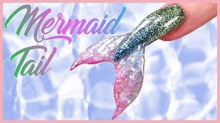 Mermaid Nail Design  Acrylic Nail Art [upl. by Reuben884]