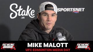 Mike Malott talks about remaining focused ahead of UFC Edmonton clash with Trevin Giles [upl. by Hansel]