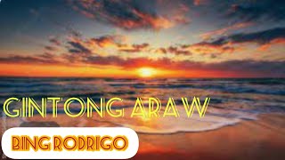 Gintong Araw by Bing Rodrigo AgawMusic Karaoke [upl. by Arraet]