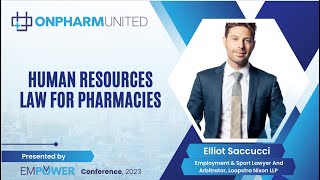 Elliot Saccucci at OnPharmUnited  Empower Conference 2023 [upl. by O'Conner]