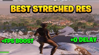 How to get The BEST Stretched Resolution in Fortnite Chapter 5 ✅ HUGE FPS BOOST [upl. by Fanning]