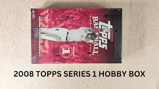 2008 Topps Series 1 Baseball Hobby Box Break  Nice [upl. by Cai]