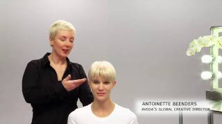 Aveda HowTo  The Tousled Look for Short Hairstyles [upl. by Banks154]