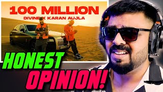 100 Million Reaction  DIVINE And Karan Aujla  AFAIK [upl. by Hodosh729]