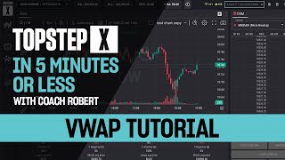 TopstepX  5 Mins or Less  VWAP Tutorial [upl. by Weider930]