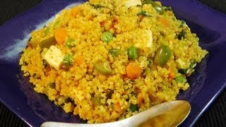 Quinoa Tawa Pulao  Pulav  Healthy Indian Recipe [upl. by Ajax336]