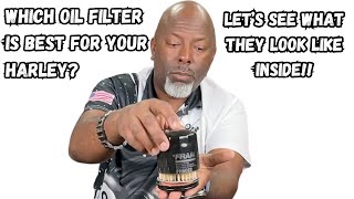 Which Oil Filter is best for your Harley Lets look inside [upl. by Yellac]