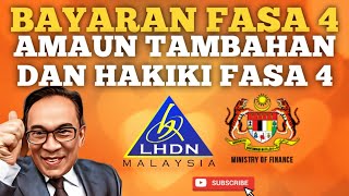 BAYARAN AMAUN HAKIKI FASA 4 DAN AMAUN TAMBAHAN STR 2024 [upl. by Elaval894]