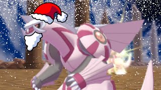 Shiny Palkia Reaction Just Before Christmas amp Almost At Odds  Pokemon BDSP [upl. by Mhoj]