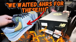 quotBAGGEDquot STONE ISLAND x NEW BALANCE 574 LEGACY RELEASE in SOHO LONDON  VLOG [upl. by Chaiken762]